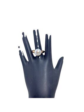Bronze Honora Cultured Pearl And Rose Gold Plated Ring (R471)